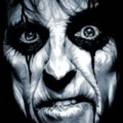 Killer - Alice Cooper - Blue Steel Edition Art Print