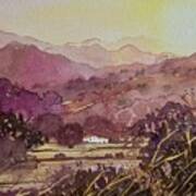King Gillette Ranch To Malibu Creek - Golden Hour Art Print