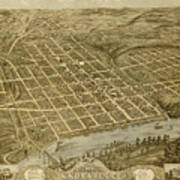 Knoxville, Tennessee 1871 Art Print