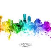 Knoxville Tennessee Skyline #94 Art Print