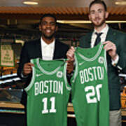 Kyrie Irving And Gordon Hayward Art Print