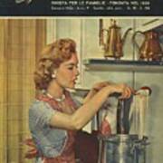 La Cucina Italiana - January 1956 Art Print