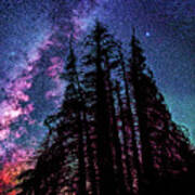 Lake Irene, Colorado Under Celestial Starlight Art Print