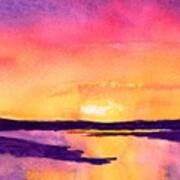 Lake Travis Oasis Sunset Art Print
