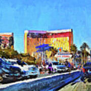 Las Vegas Welcome Sign On The Strip Art Print