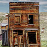 Leaning Building Bodie Art Print