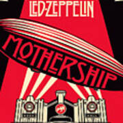 Led Zeppelin Mothership Art Print