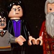 Lego Severus Snape, Albus Dumbledore And Harry Potter Ornament by Neil R  Finlay - Fine Art America