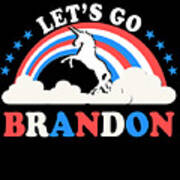 Lets Go Brandon F Joe Biden Art Print