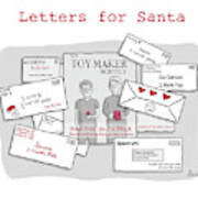 Letters For Santa Art Print