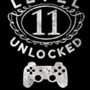Level 11 Unlocked Vintage Video Gamer 11Cumpleaños Leetcode Sudadera con Capucha 