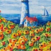 Lighthouse Vista Art Print