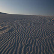 Lines In The Dunes At White Sands National Park In New Mexico Art Print