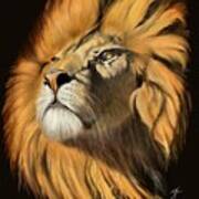 Lion Face 2 Art Print