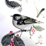 Little Bird Visiting Your Yard Art Print