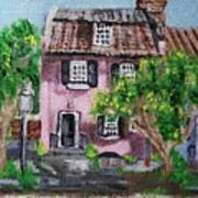 Little Pink House Art Print