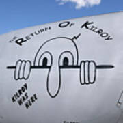 Lockheed T-33 Return Of Kilroy, Palm Springs Air Museum, Palm Springs, California Art Print