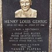 Lou Gehrig Art Print