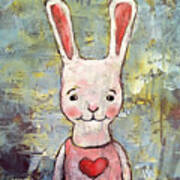 Love Bunny Art Print