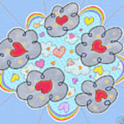 Love In The Clouds Art Print