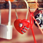 Love Padlocks Art Print