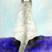 Lynx Point Cat Art Print