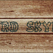 Lynyrd Skynyrd Rustic Art Print