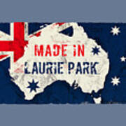 Made In Laurie Park, Australia Art Print