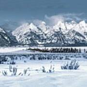 Majesty And Grandeur Of The Tetons Art Print