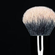 Makeup Brush Pink Art Print