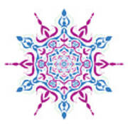 Mandala Of Genie Wishes Art Print