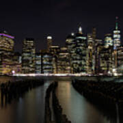 Manhattan Lights Art Print