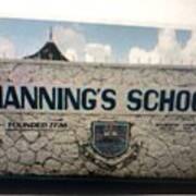 Manning's High School Art Print
