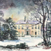 Marlay House In Winter Art Print