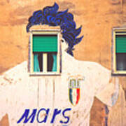 Mars Italia Art Print