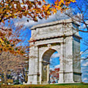 Memorial Arch Valley Forge Pa Art Print