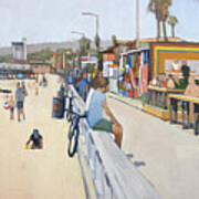 Memorial Day - Pacific Beach, San Diego, California Art Print