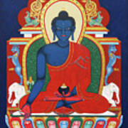 Menla, Medicine Buddha Art Print