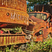 Michigan And Reo Rust Art Print