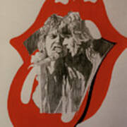 Mick Jagger And Keith Richards - Exiled Art Print