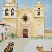 Mission Carmel Basilica Art Print