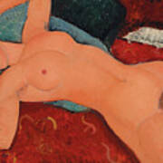 Modigliani, Reclining Nude Art Print