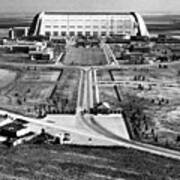 Moffett Federal Airfield Base  Nasa Circa 1934 Santa Clara County California Silicon Valley Art Print
