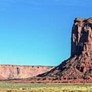 Monument Valley Mitchell And Gray Whiskers Butte 3 To 1 Ratio Art Print