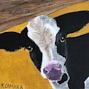 Moo Cow Art Print