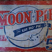 Moon Pie Sign 2 Art Print