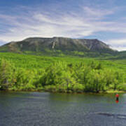 Mount Katahdin And The West Branch Art Print