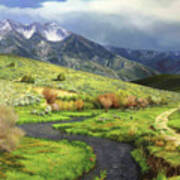 Mt. Nebo And Currant Creek Art Print