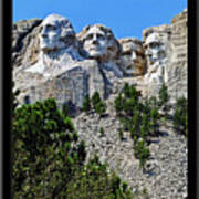 Mt. Rushmore Sculptures Art Print