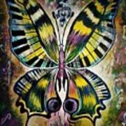 Musical Butterfly Art Print